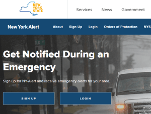 NY alerts service